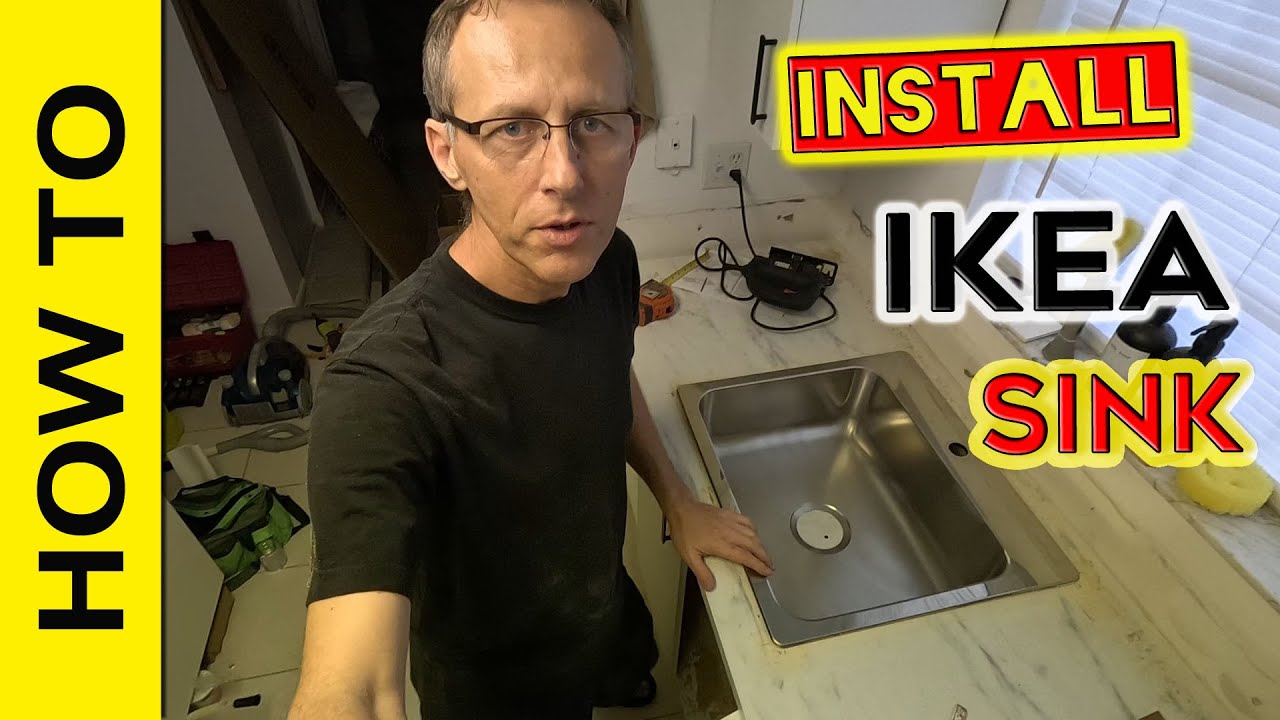 How to install IKEA Kitchen Sink - YouTube