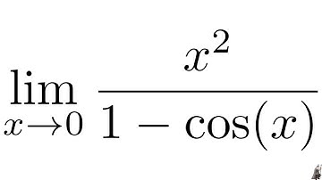 Limit of x^2/(1 - cos(x)) as x approaches 0