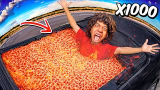 حولت عربيتى لأكبر صحن نودلز كورى فى العالم 😱