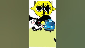 black monster train crash Tayo crash