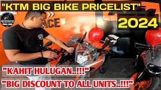 KTM 2024 BIG BIKE PRICELIST | PROMO | IRONMON MOTOVLOG