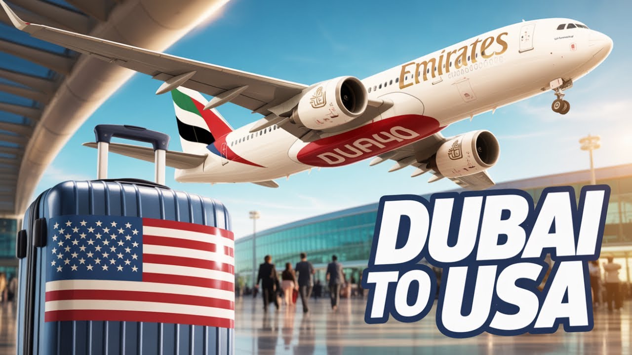 Dubai to USA Travel Guide 2025: Visa, Flights & Airport Process
