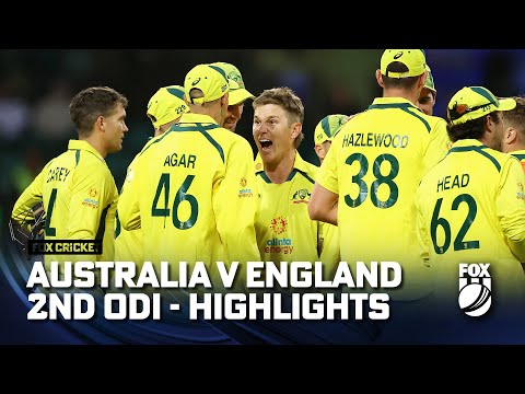 Australia vs England 2nd ODI Match Highlights | 19/11/22 | Fox Cricket