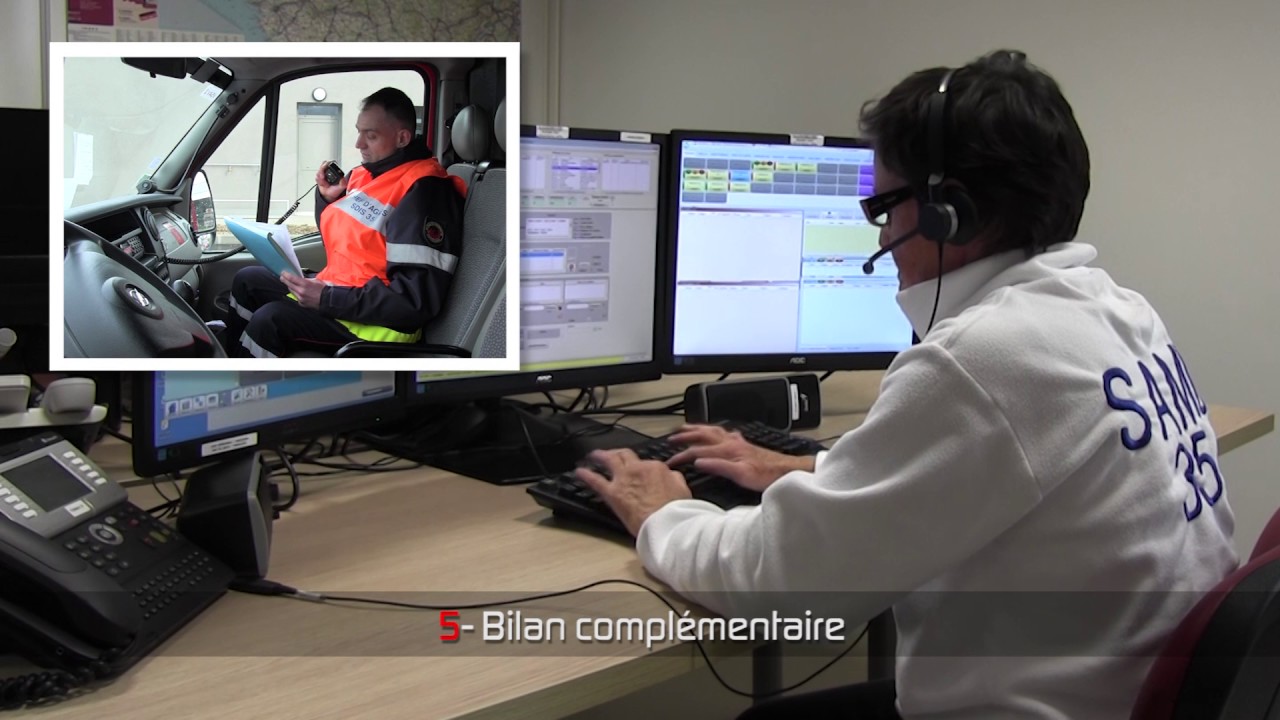 La transmission d'un bilan secouriste complet via le canal SSU