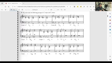 Unit 12:  Applied Dominant Chords, Part 2 (RCM Level 9 Harmony Tutorial)