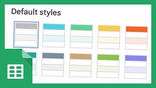 Google Sheets Tutorial: Add Alternate Colours to Rows