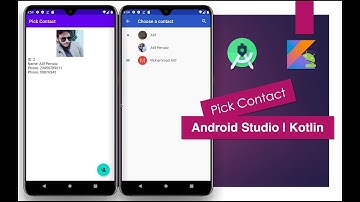 Pick Contact | Android Studio | Kotlin