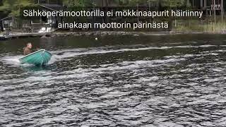 Sähköperämoottorilla Ei Mökkinaapurit Häiriinny Ainakaan Melusta