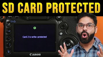 How to Fix Card is Write Protected Error on Canon SD Card | Quick and Easy Solutions