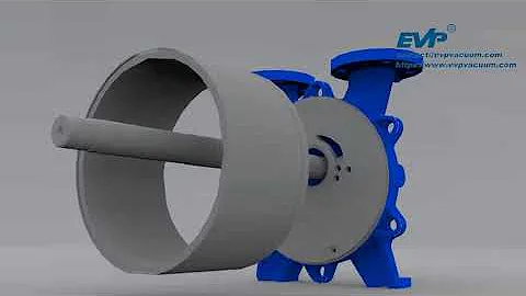 Two-stage liquid ring vacuum pump installation