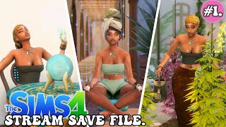 **NEW LP** THE SPIRITUAL SCAMMER. | Stream Save File Ep. #1 // The Sims 4