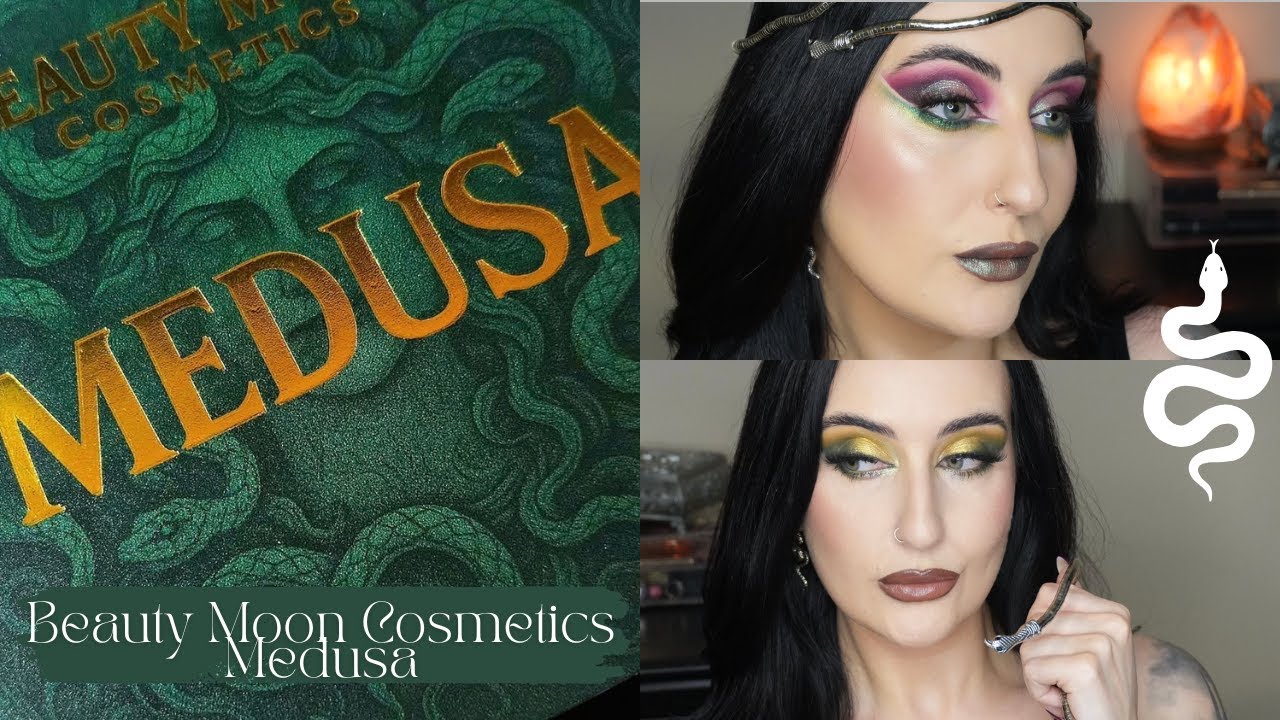Beauty Moon Cosmetics Medusa Collection - 2 looks, swatches & overview