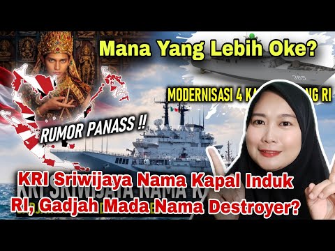MANA LEBIH OKE, KRI SRIWIJAYA NAMA KAPAL INDUK RI, GADJAH MADA NAMA DESTROYER❓MALAYSIAN REACT