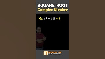 Square root of Complex Number Trick ।Class 11, 12,  JEE Maths। S-157 #maths #jee #short
