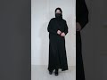 عباية  عباية كلوش بكسرات جانبية 11263