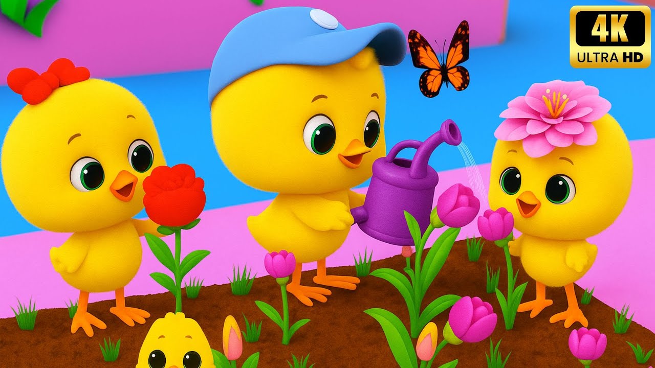 Đàn Gà Con Trong Sân - Chú Ếch Con - LK Nhạc Thiếu Nhi - Tập Thể Dục Buổi Sáng