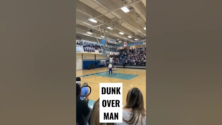 Dunk Over Another Man!! Daniel Freitag!! #basketball