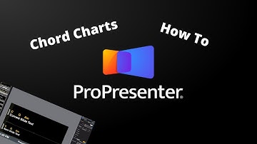 Pro Presenter 7 Chord Charts