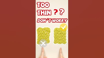 Techniques for Crocheting Thick Projects with Fine Yarn! #crochet #crochettutorial #yarn #howto