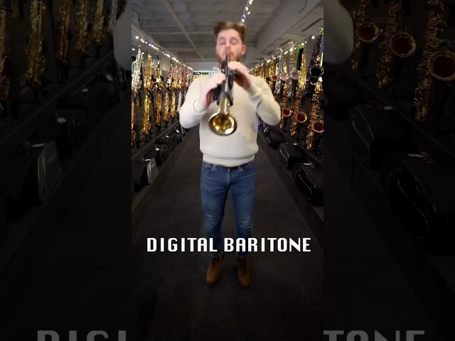 Digital Saxophone Vs Real Saxophone! #shorts class=