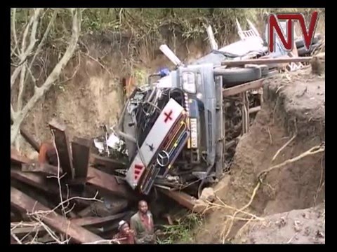 Truck crashes on Fort-portal Kasese highway