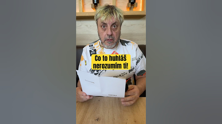 Bohuno, ty zase huhláš! Já ti vůbec nerozumím!