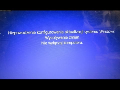 Wideo: NAPRAW: Windows 8 Utknął Przy Niepowodzeniu Podczas Konfigurowania Aktualizacji Systemu Windows