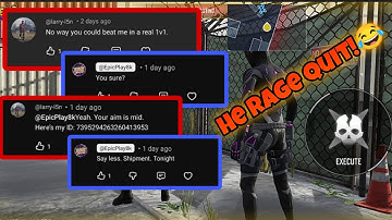 I Beamed Him With His Own Sniper… He Rage Quit 😂🔥