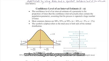 Ch 7 Confidence Intervals Part 1