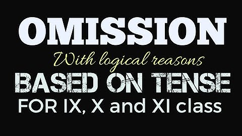 Editing and omission 10 class // editing and omission by AIEL // omission for 9, 10 and 11 class
