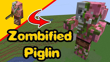 Minecraft Zombified Piglin - Statue - Minecraft Build tutorial -  PS4, Xbox, PC, Pocket, Switch