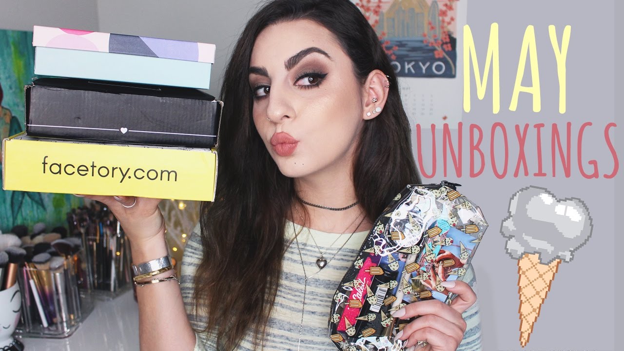 May Unboxings! (Birchbox, Ipsy, Boxycharm & Facetory) 2017