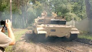 Overloon museum T69 Tank driving around the parcour with Master Mailo part 5