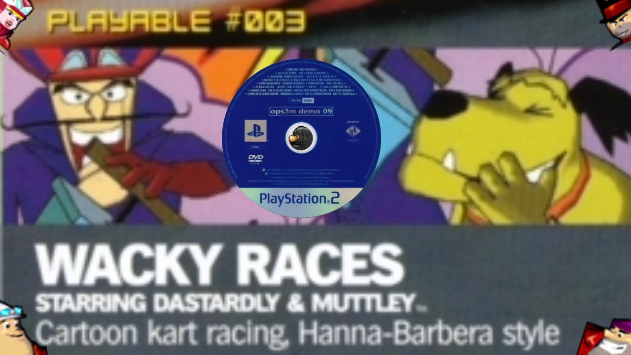 Wacky Races - PS2 & DC Demo Discs - YouTube