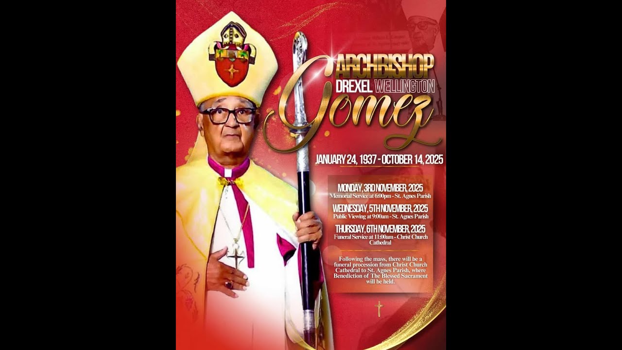 St. Agnes Church - Vigil Eucharist for Archbishop Drexel Gomez (6:00pm Service)