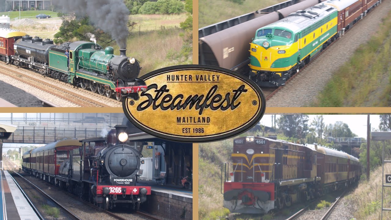 The Hunter Valley Steam Festival 2025 - Locomotives Around The Hunter!