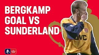 Bergkamp Scores A Beauty V Sunderland In 1997 From The Archive