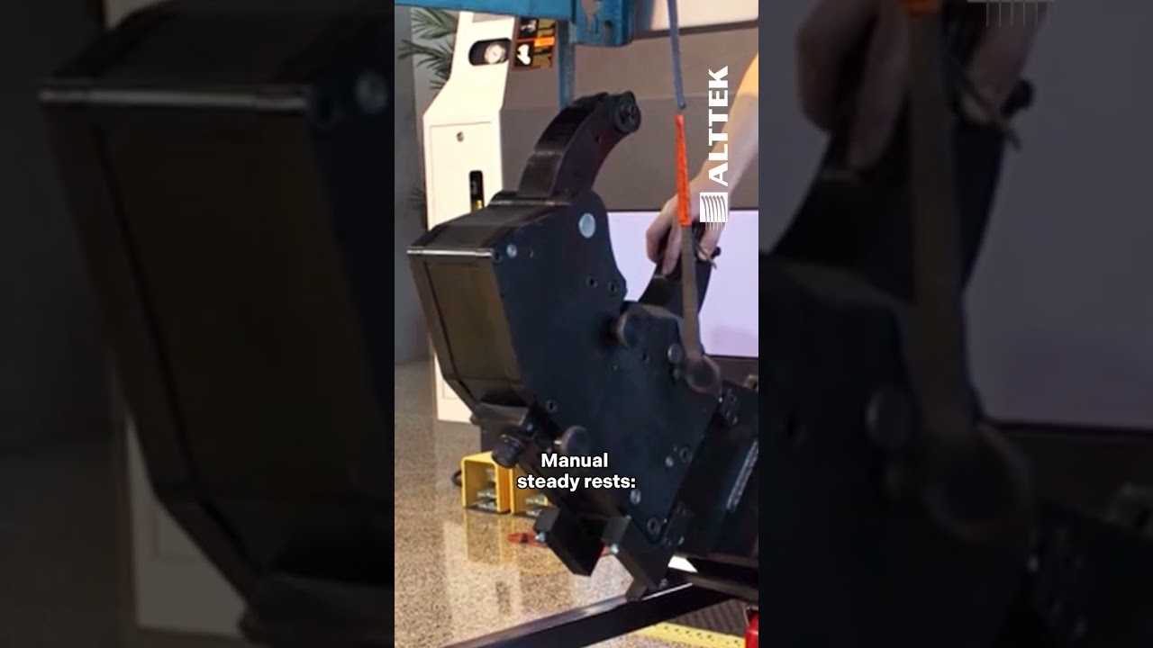 Hydraulic and manual steady rests | Lunetas para tornos: hidráulicas y manuales - Alttek