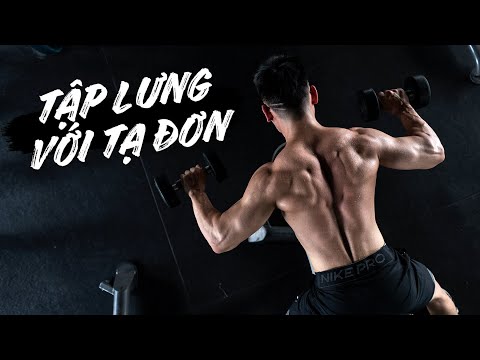 TẬP TO LƯNG chỉ với tạ đơn | Dumbbell Back Workout | SHINPHAMM