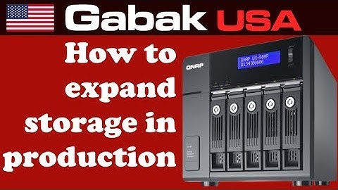 how to expand storage in production NAS Qnap