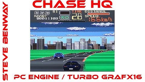Chase HQ on PC Engine / Turbo Grafx16