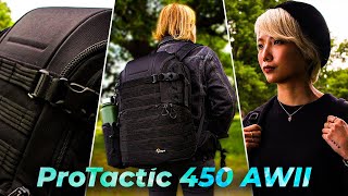 Lowepro ProTactic 450 AWII Backpack | What's In My Camera Bag in 2020