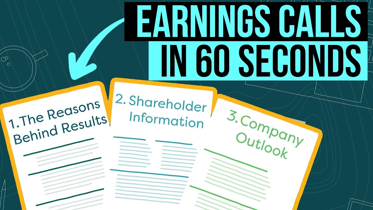 Don’t Miss These 3 Things in Earnings Calls #shorts