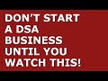 How to Start a DSA Business | Free DSA Business Plan Template Included