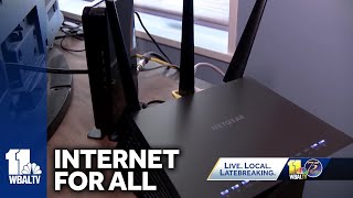 Hundreds in Baltimore County will finally get internet access