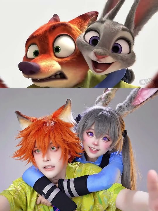 【SeeU】Judy Hopps taking photos with Nick Wilde | Couple Cosplay 小柔SeeU & 小小白