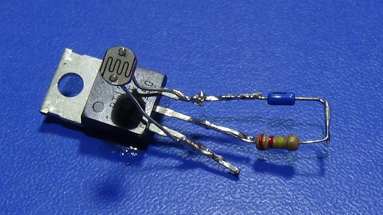 How To Make 220V Automatic ON OFF Light 220V LDR Switch Circuit Diy ...