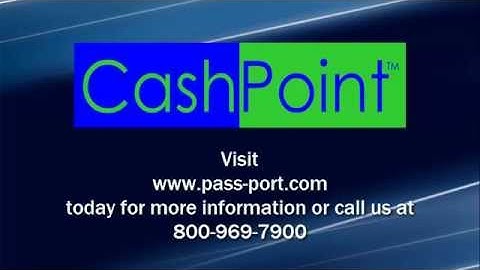 Cashpoint™ for NCR Counterpoint by Passport Software, Inc.