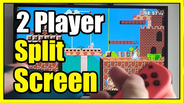 How to Play 2 Player Split Screen with 1 Joy Con Controller on Nintendo Switch (Fast Tutorial)