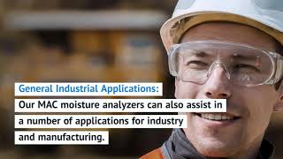 Applications for Industrial Moisture Analyzers | MAC Instruments